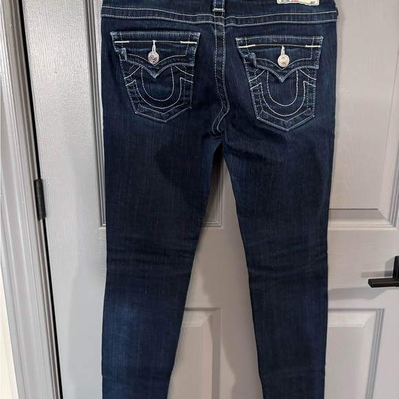 True Religion Dark Blue Skinny Jeans - Picture 2 of 3